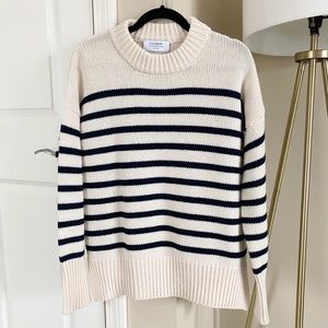 La Ligne Marin Sweater Navy + Cream